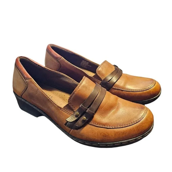 Cobb Hill Shoes - Cobb Hill By New Balance Womens Deidre Keeper Brown Comfort Loafer 7.5 US